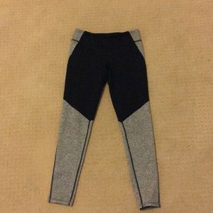 navy blue and gray zella girl leggings